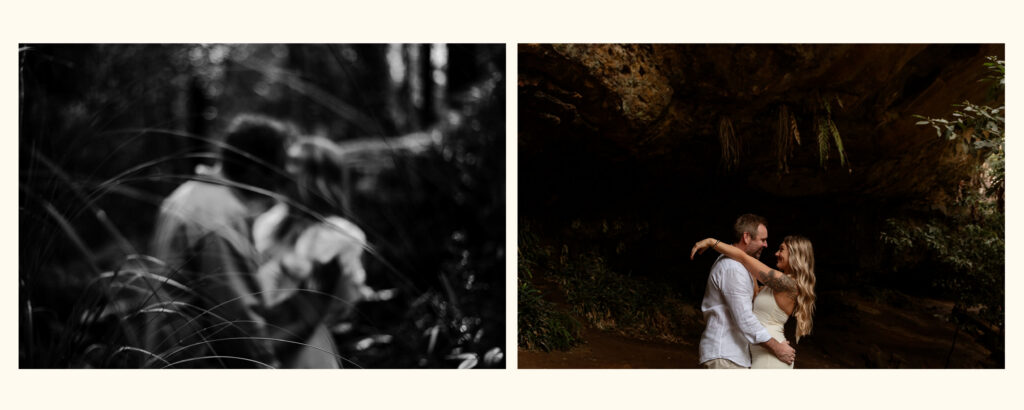 Close up of couple holding hands during couples session, feeling comfortable with each other intimate natural photography Sydney by Carolina Morgan