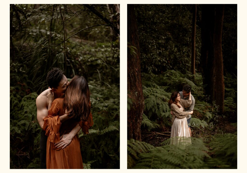 Adventure Blue mountains couples photoshoot