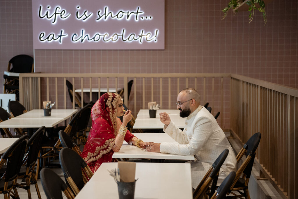 Close up of bride and groom hands intertwined on wedding day, emotional wedding photography by Carolina Morgan Photography