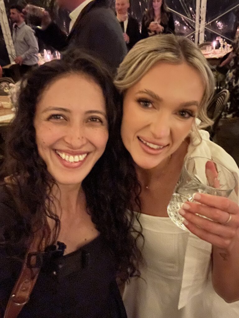 Couple sharing emotional first look moment on wedding day Sydney, natural wedding photography Carolina Morgan Photography